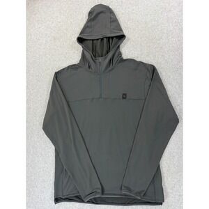 Rab Dihedral 1/4 Zip Performance Hoodie Pullover (Men's Large) Gray